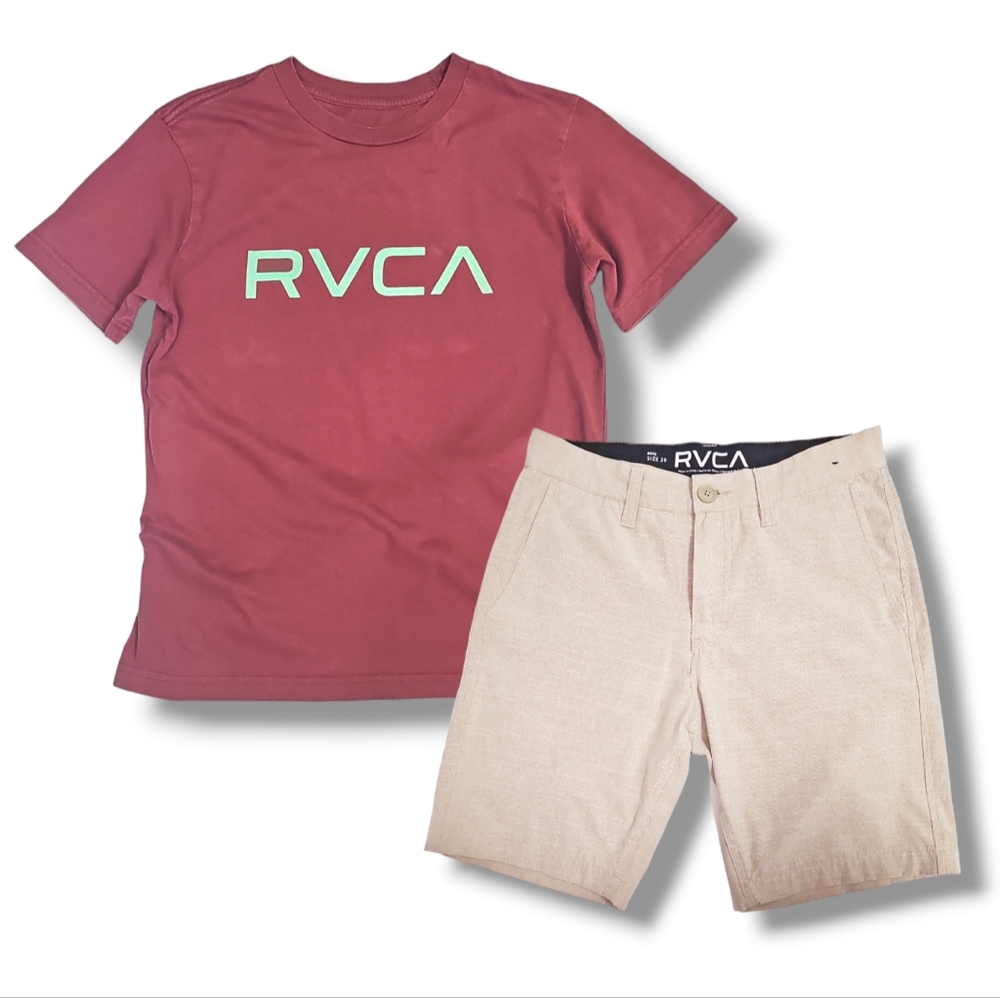 RVCA Boys Shirt and Shorts Outfit